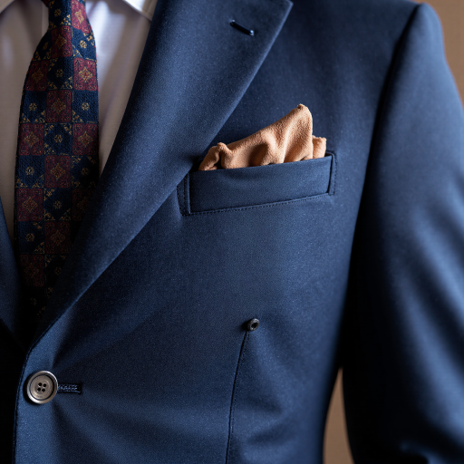 三十岁左右男性技术总监头像,穿深蓝色西装,黑色背景,专业商务形象,明亮自然光