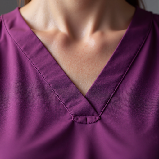 三十岁左右女性运营主管头像,穿紫色职业装,橙色背景,自信微笑表情,明亮自然光